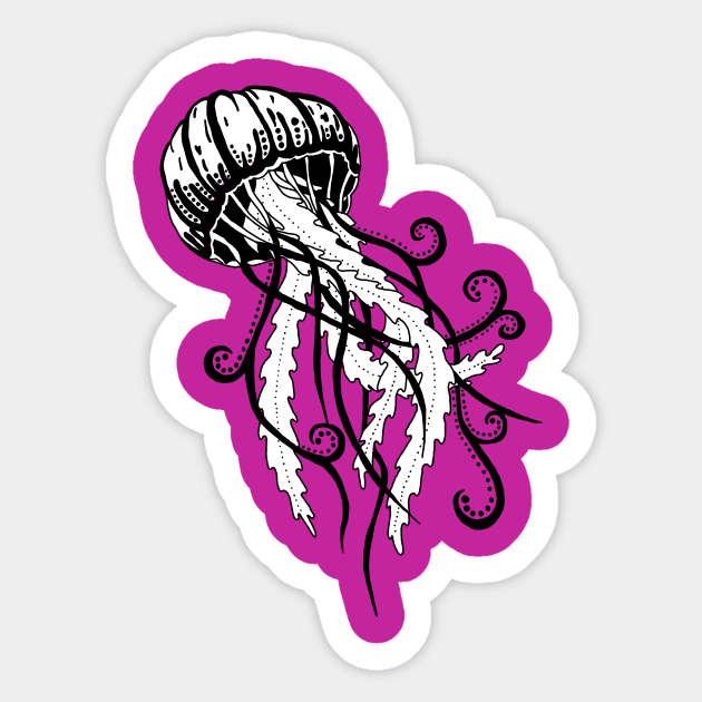 Jellyfish Sticker by MissLohva